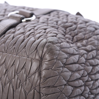 Miu Miu Nappa Matelasse Shopping Tote Argilla 11 of 17