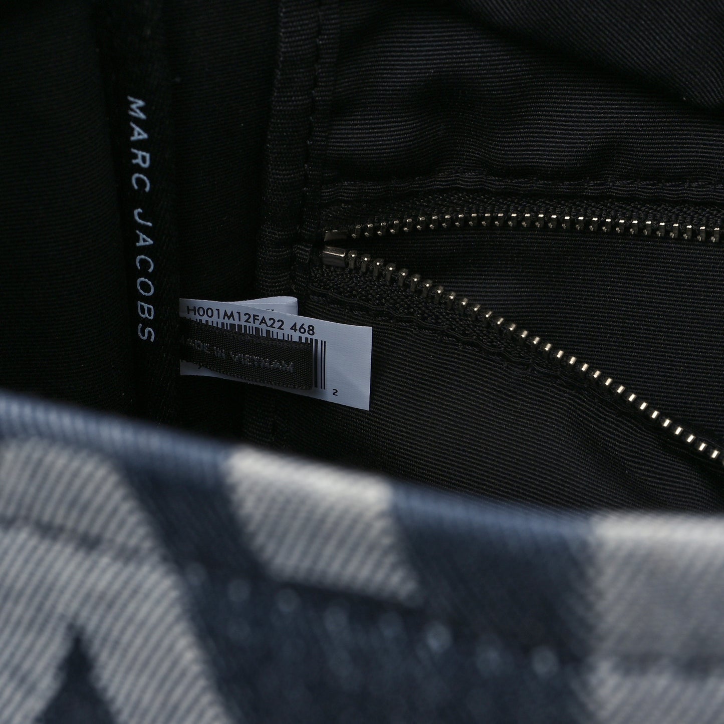 Denim Jacquard Medium The Monogram Tote Bag Denim Blue