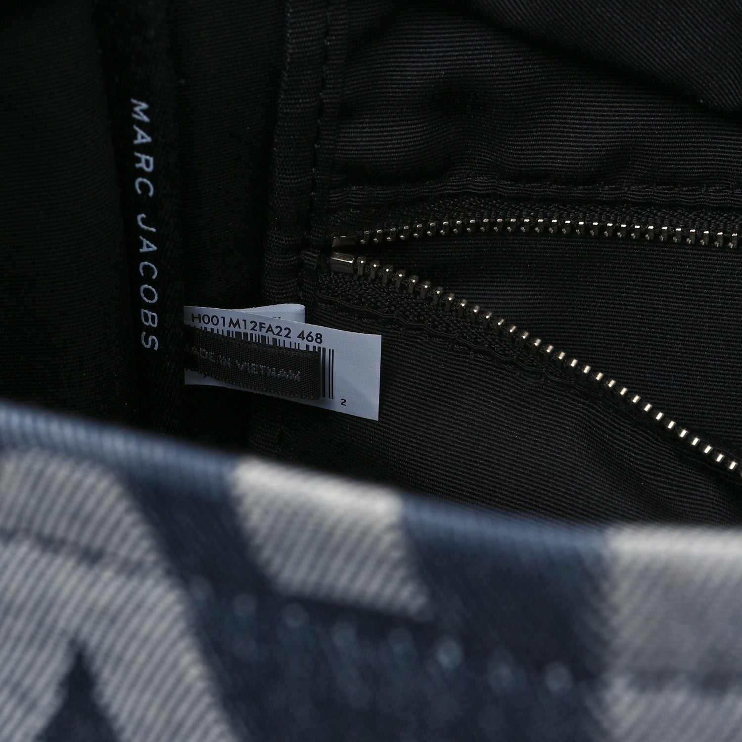 Marc Jacobs Denim Jacquard Medium The Monogram Tote Bag Denim Blue 7 of 12