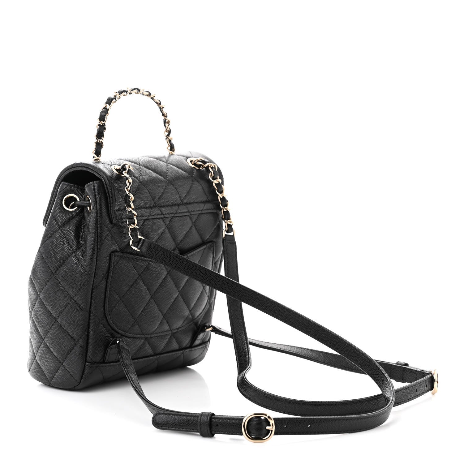 Chanel Caviar Quilted Mini Urban Spirit Backpack Black 2 of 10