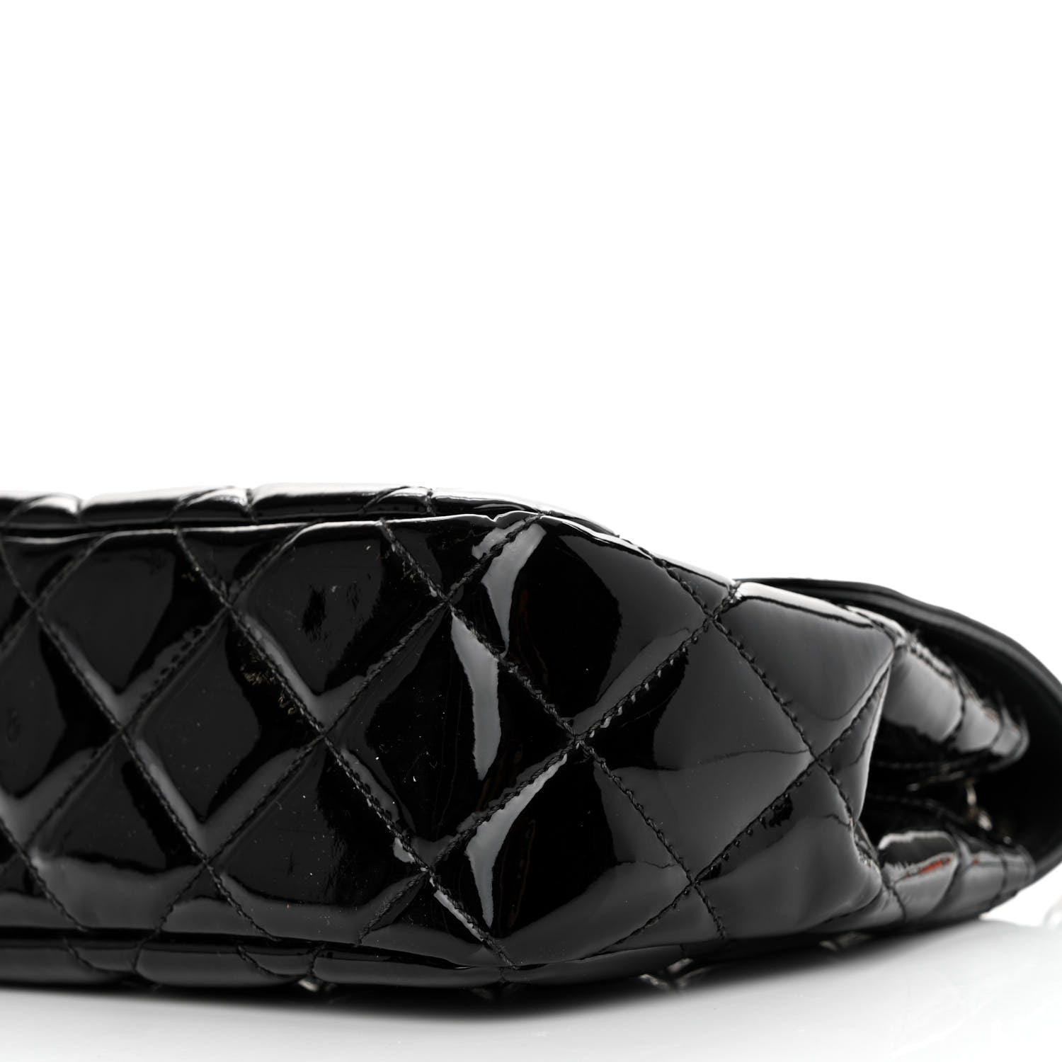 Chanel Patent Quilted Large Coco Shine Flap Black 10 of 13