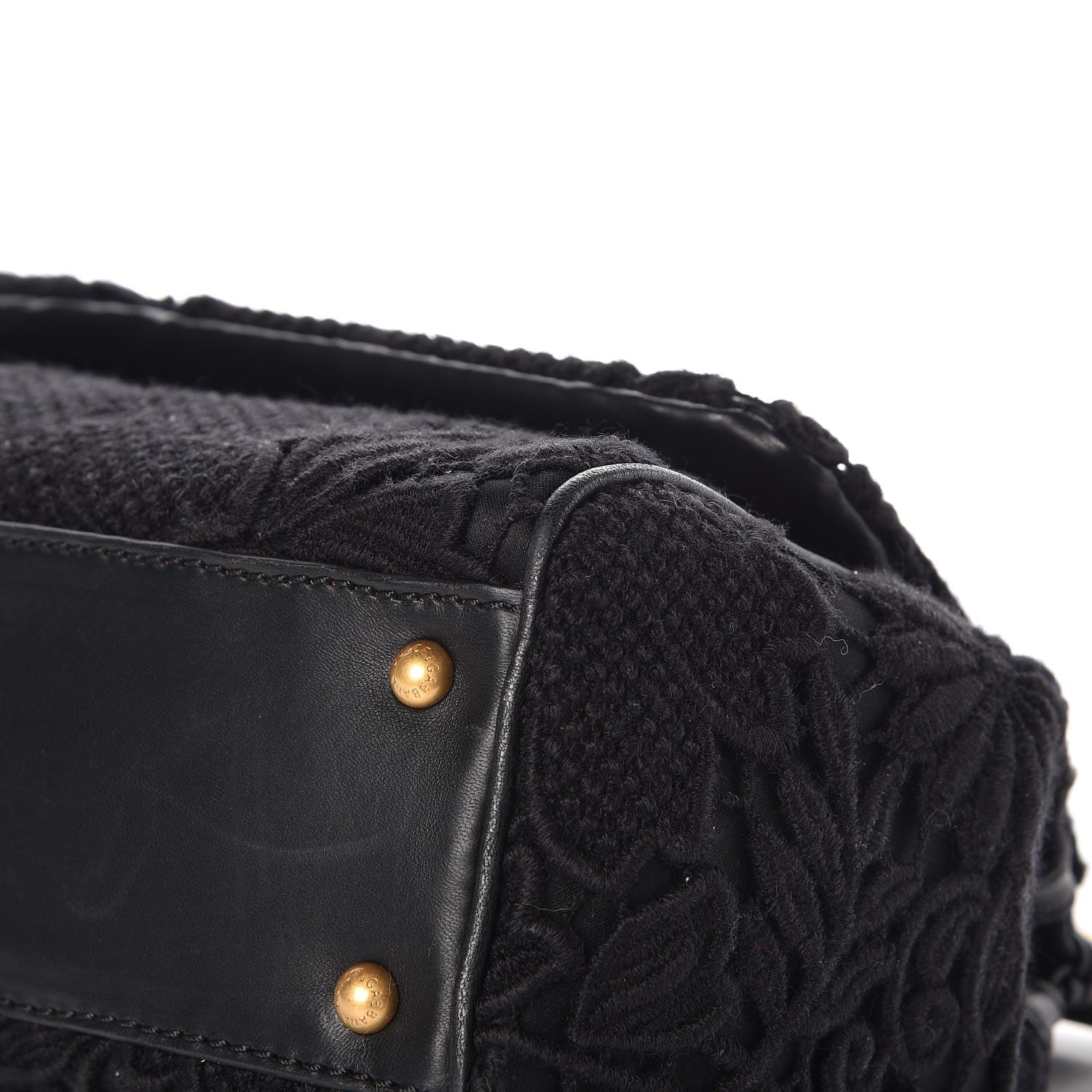 Dolce & Gabbana Calfskin Medium Embroidered Laser Cut Miss Sicily Satchel Black 9 of 10