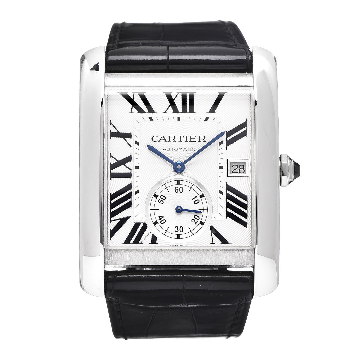 Stainless Steel Alligator 34mm Tank MC Automatic Watch