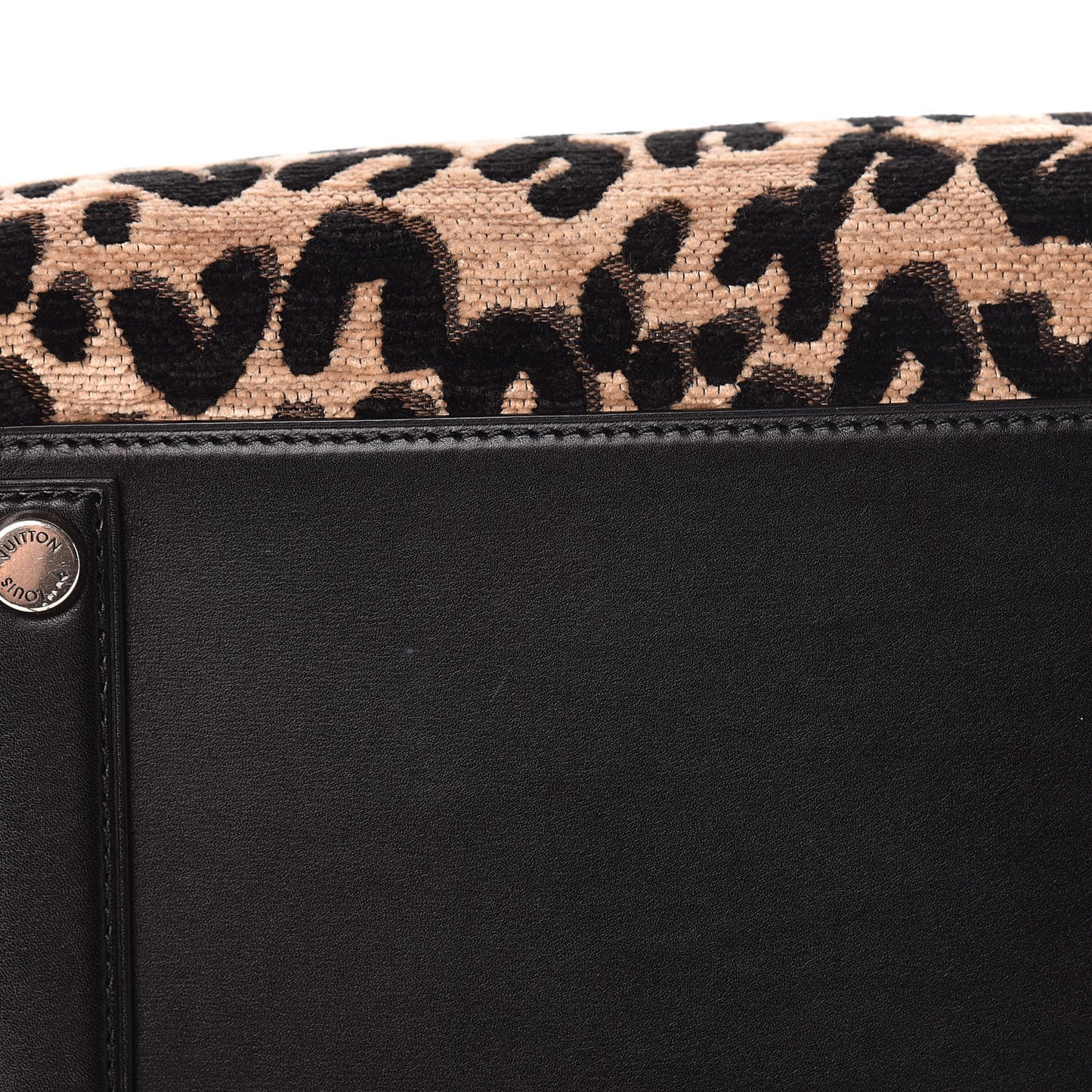 Jacquard Velvet Leopard Print Stephen Sprouse Speedy