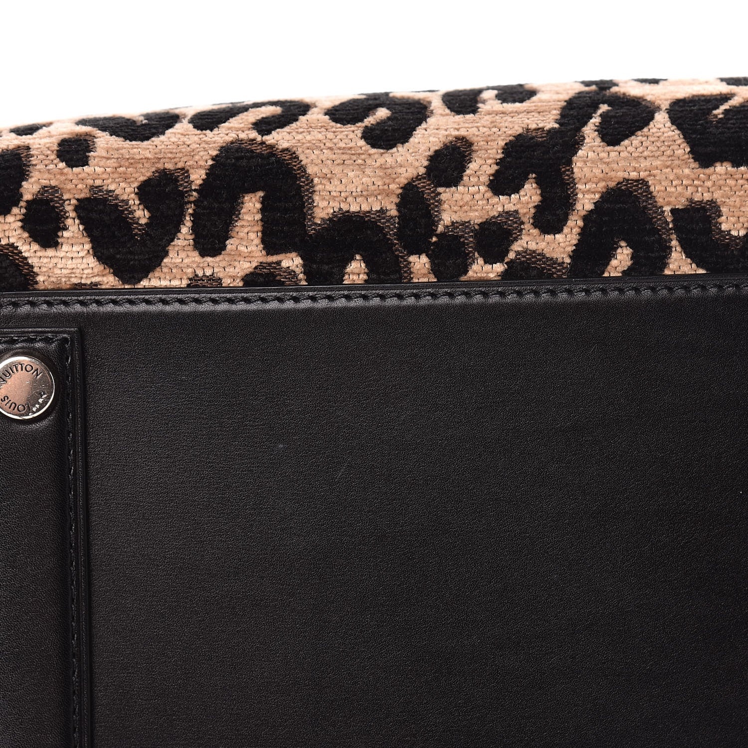 Louis Vuitton Jacquard Velvet Leopard Print Stephen Sprouse Speedy 11 of 12