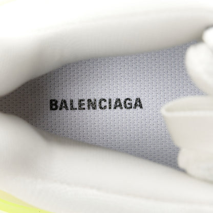 Balenciaga Fabric Mesh Clear Sole Fluo Womens Triple S Sneakers 38 White Fluo Yellow 7 of 9