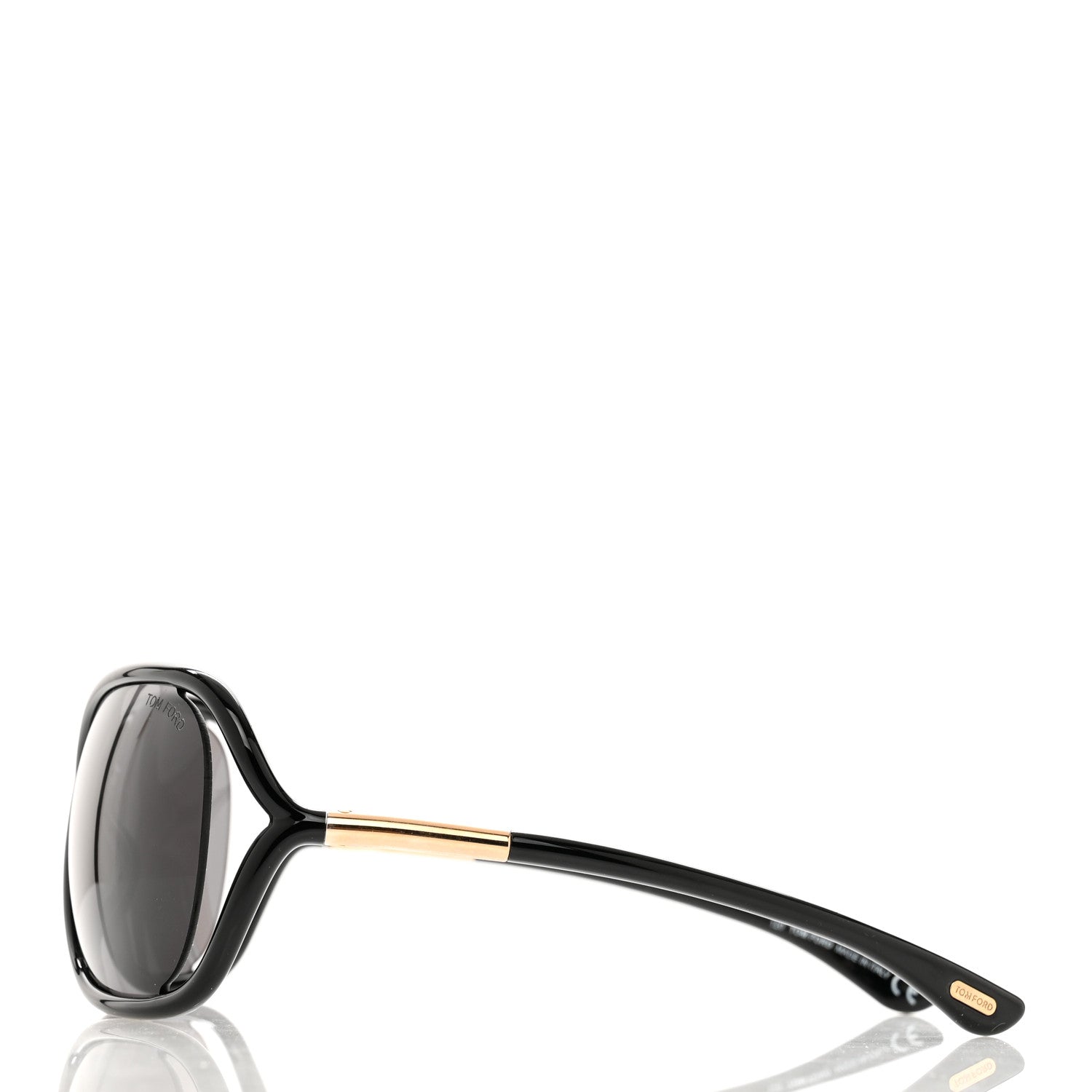 Tom Ford Acetate Raquel Sunglasses TF76 Black 3 of 7