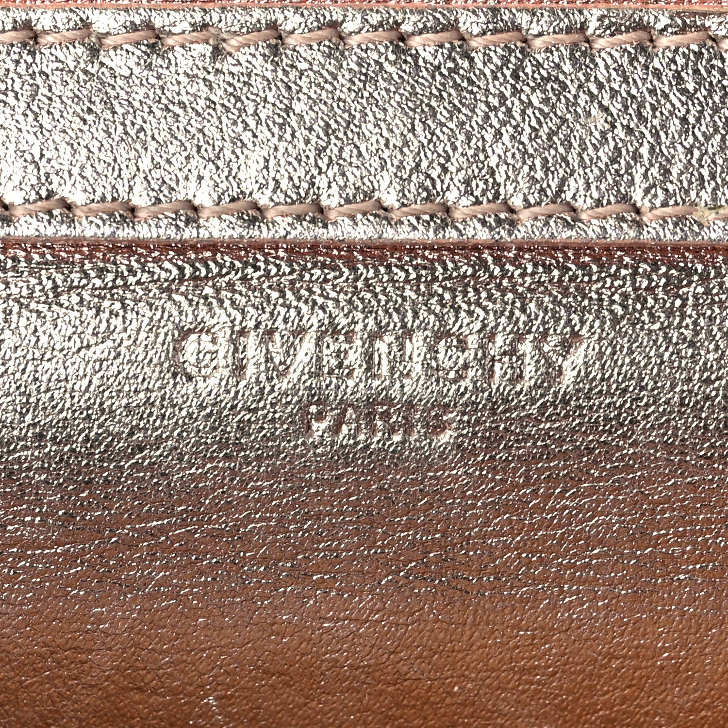 Givenchy Metallic Calfskin Pandora Chain Wallet Light Pink 5 of 8