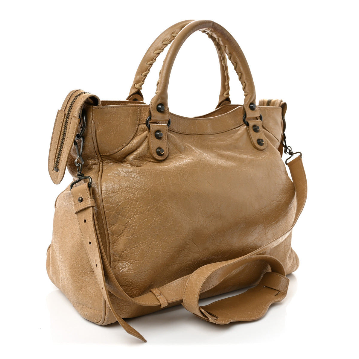Balenciaga Agneau Classic Hardware Velo Beige Nougatine 3 of 15