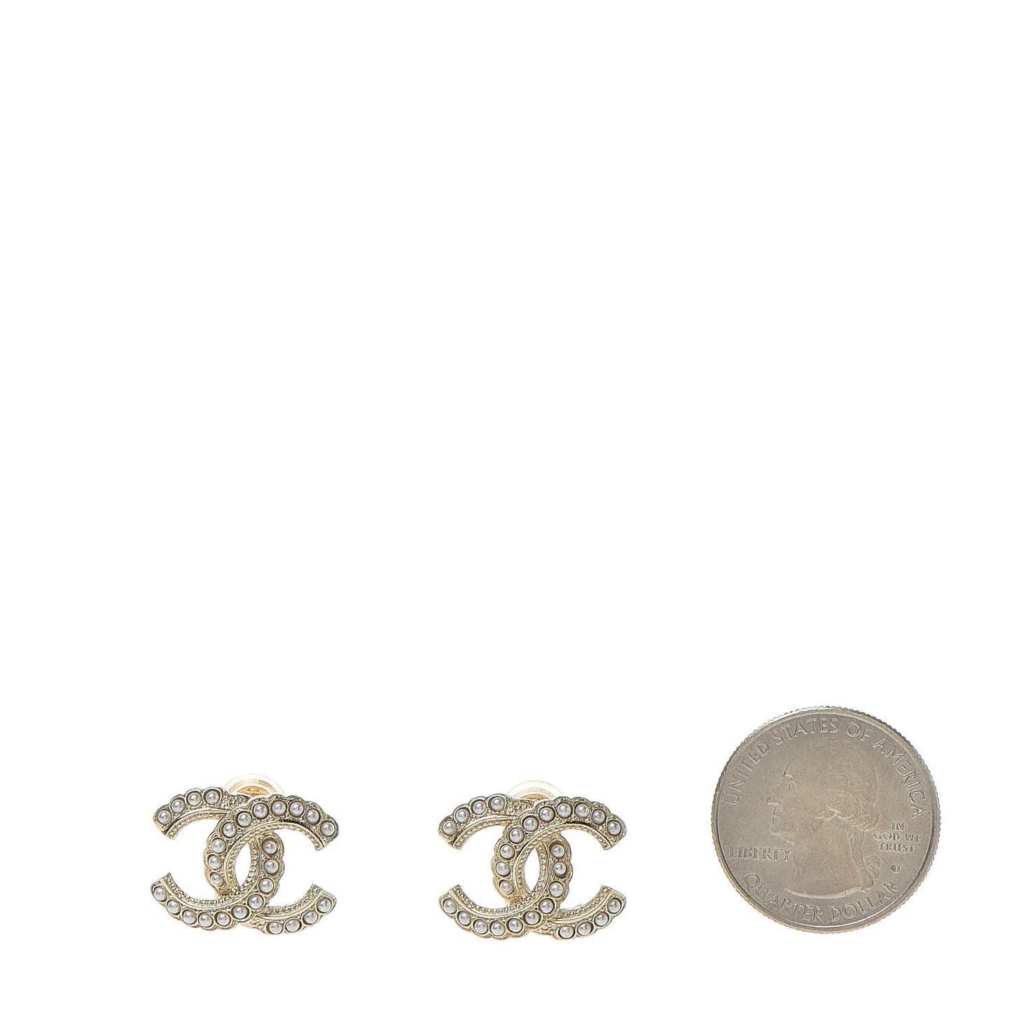 Pearl Queen of France CC Earrings Gold