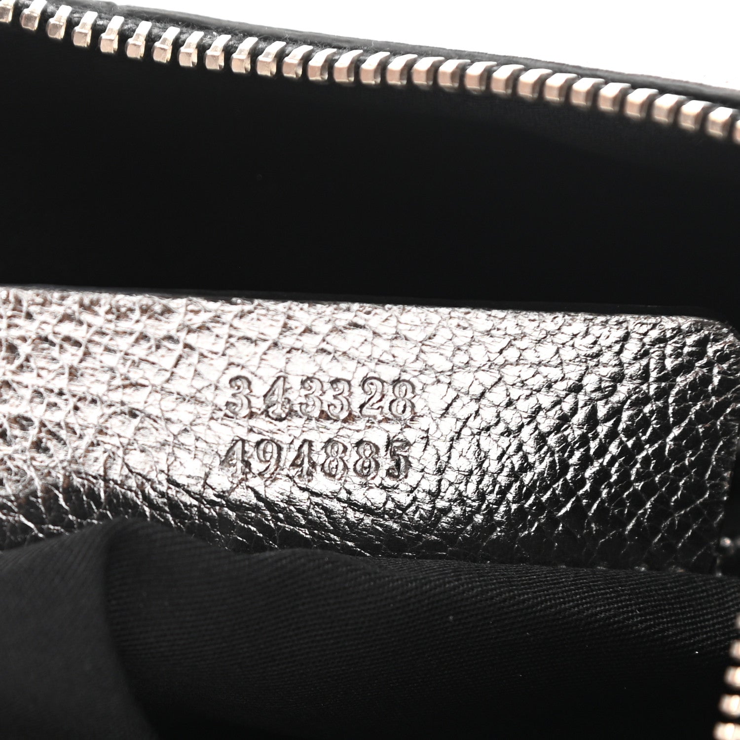 Alexander McQueen Metallic Lambskin De Manta Clutch Silver 7 of 11