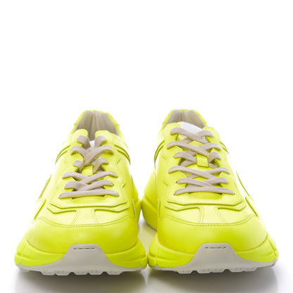 Gucci Calfskin Mens Rhyton Sneakers 11 Yellow Fluo 2 of 10