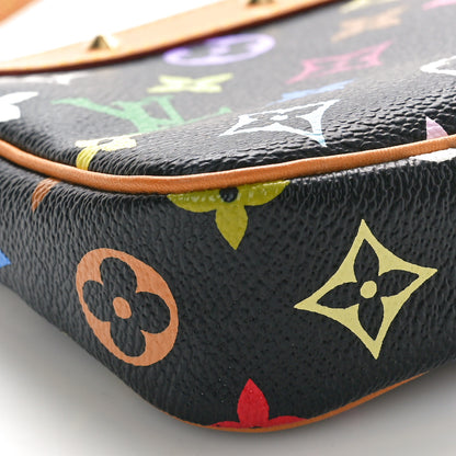 Louis Vuitton Monogram Multicolor Pochette Accessories Black 10 of 11