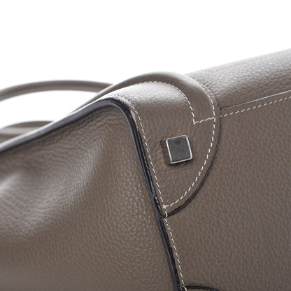 Celine Drummed Calfskin Micro Luggage Souris 10 of 13