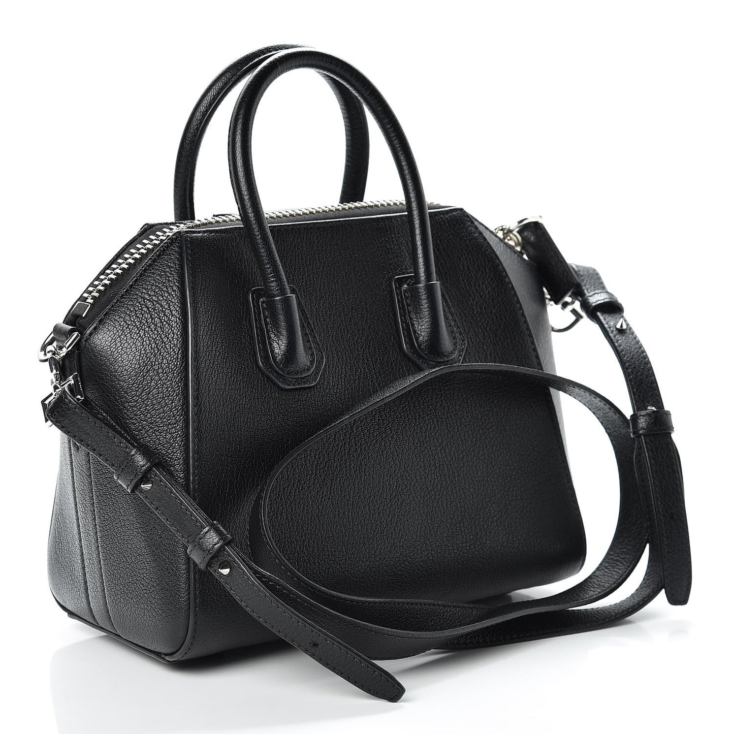 Sugar Goatskin Mini Antigona Black