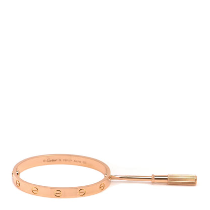 Cartier 18K Pink Gold LOVE Bracelet 16 4 of 6
