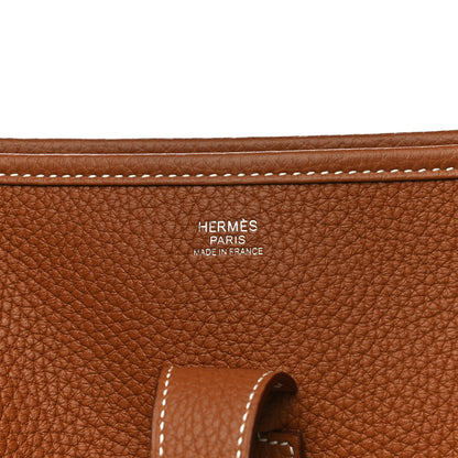 Hermes Taurillon Clemence Evelyne III GM Gold 6 of 9