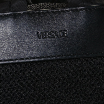 Versace Nylon La Greca Logo Backpack Black 12 of 13
