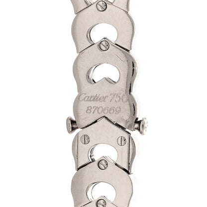 Cartier 18K White Gold Diamond C de Cartier Necklace 3 of 3