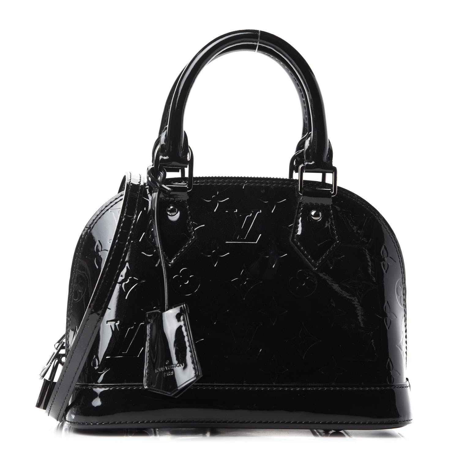 Louis Vuitton Vernis Alma BB Noir Magnetique 1 of 10