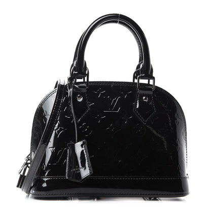 Louis Vuitton Vernis Alma BB Noir Magnetique 1 of 10