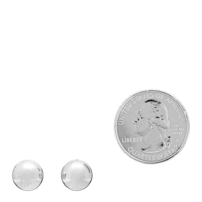 Tiffany Sterling Silver 10mm HardWear Ball Earrings 2 of 4