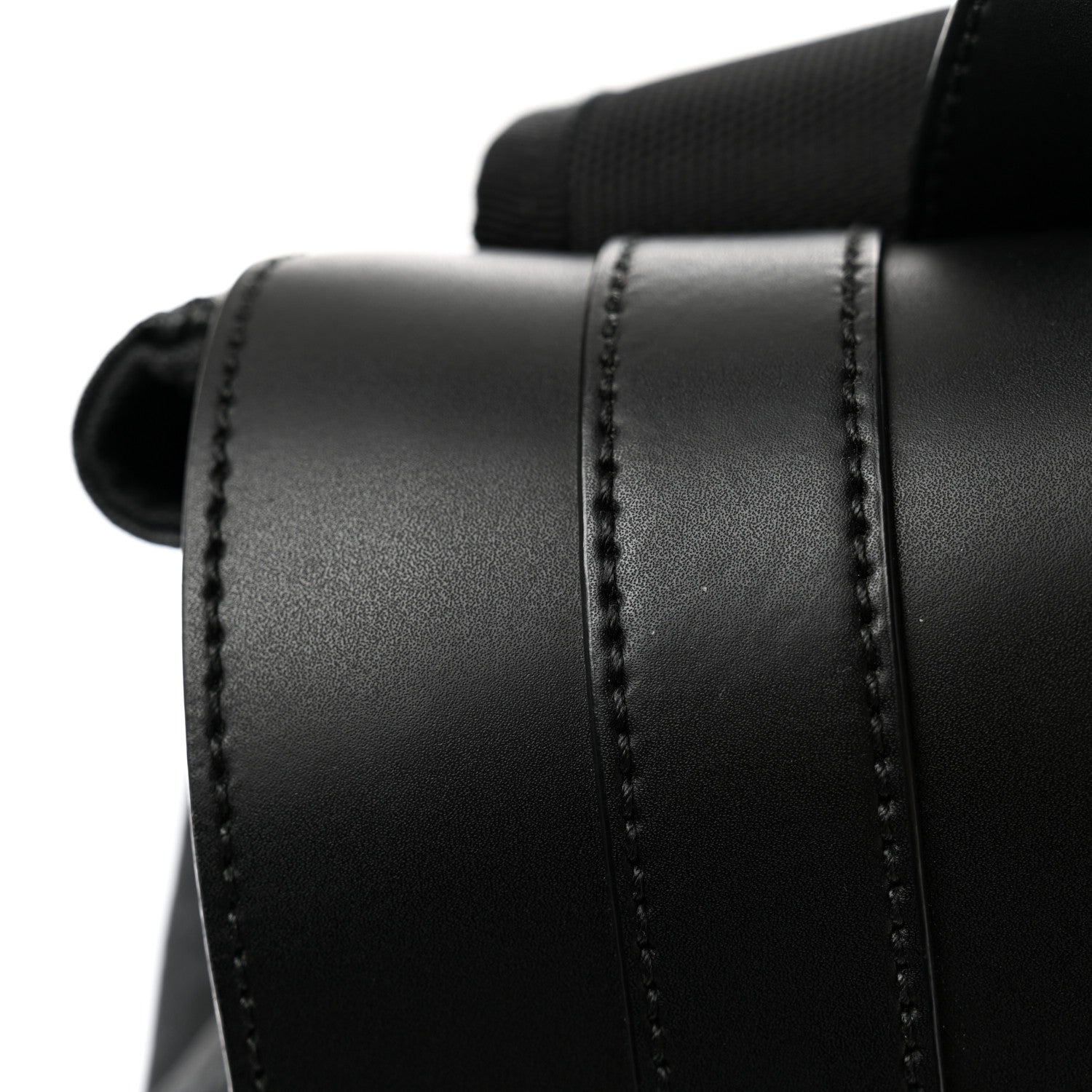 Gucci Soft GG Supreme Monogram Calfskin Web Double Buckle Backpack Black 11 of 14