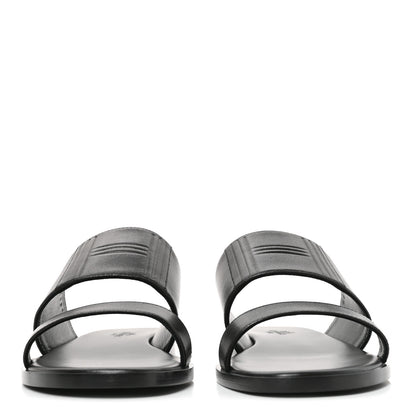 Hermes Calfskin Mona Sandals 36.5 Black 3 of 8
