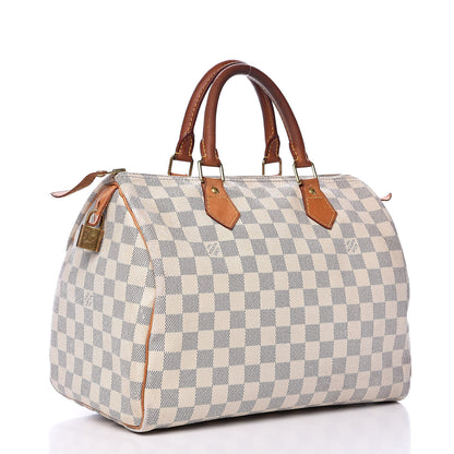 Louis Vuitton Damier Azur Speedy 30 3 of 19