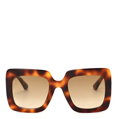 Gucci Acetate Oversize Sunglasses GG0328S Tortoise 2 of 7