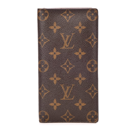 Louis Vuitton Monogram Porte Valeurs Checkbook Wallet 1 of 12