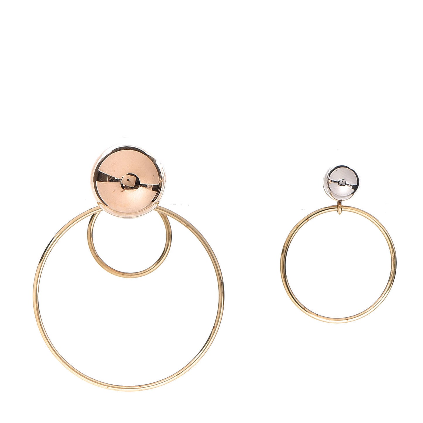 Pearl Mise En Dior Tribal Hoop Earrings