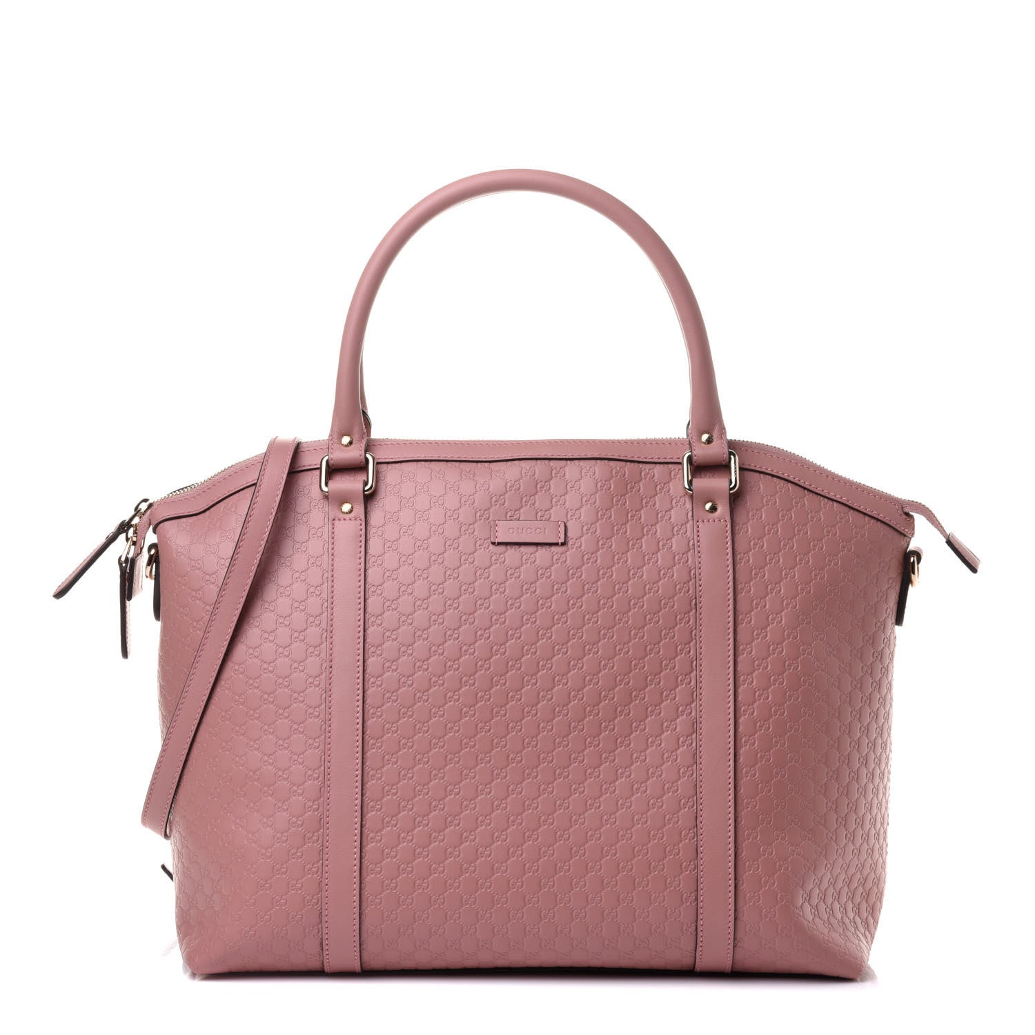 Gucci Soft Microguccissima Large Dome Satchel Soft Pink 1 of 11