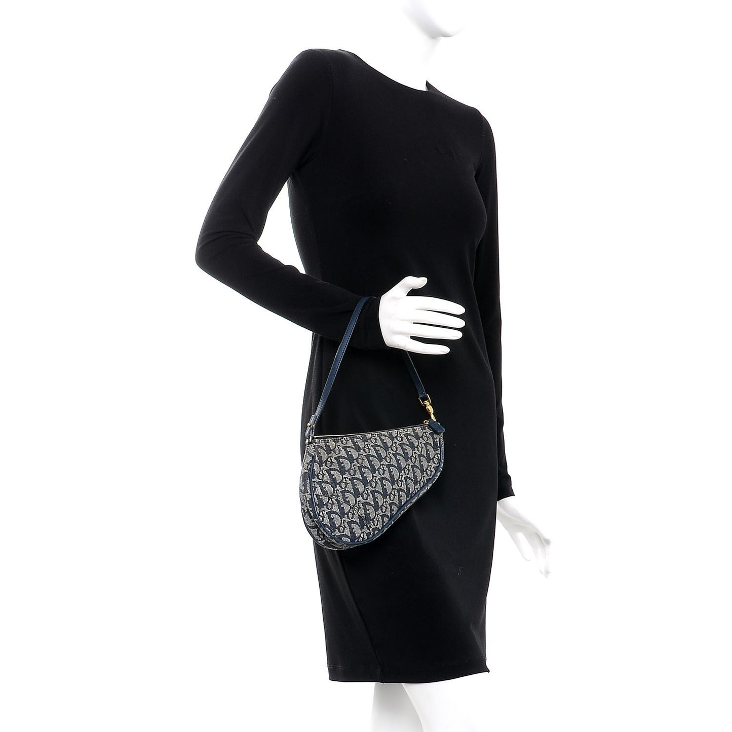 Monogram Mini Saddle Pochette Navy