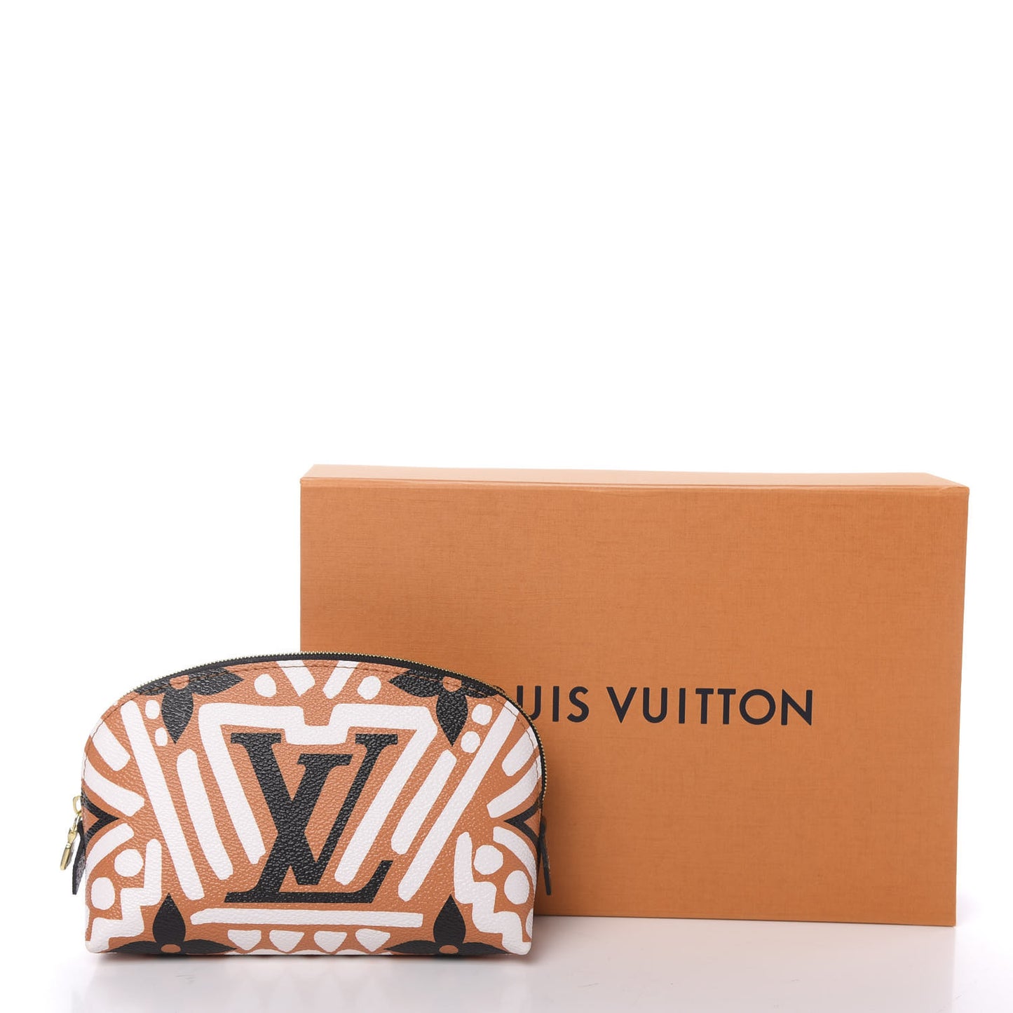 Monogram Giant Crafty Cosmetic Pouch Crème Caramel