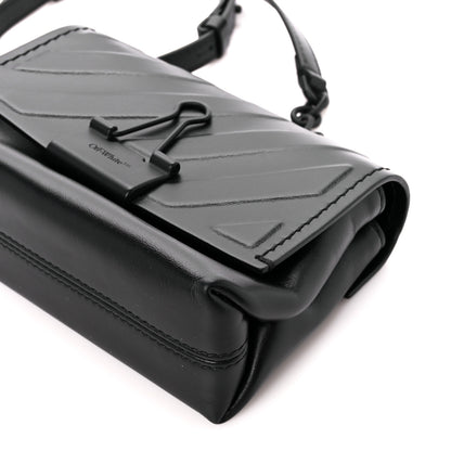 Off-White Calfskin Diag Small Binder Clip Crossbody Black 12 of 12