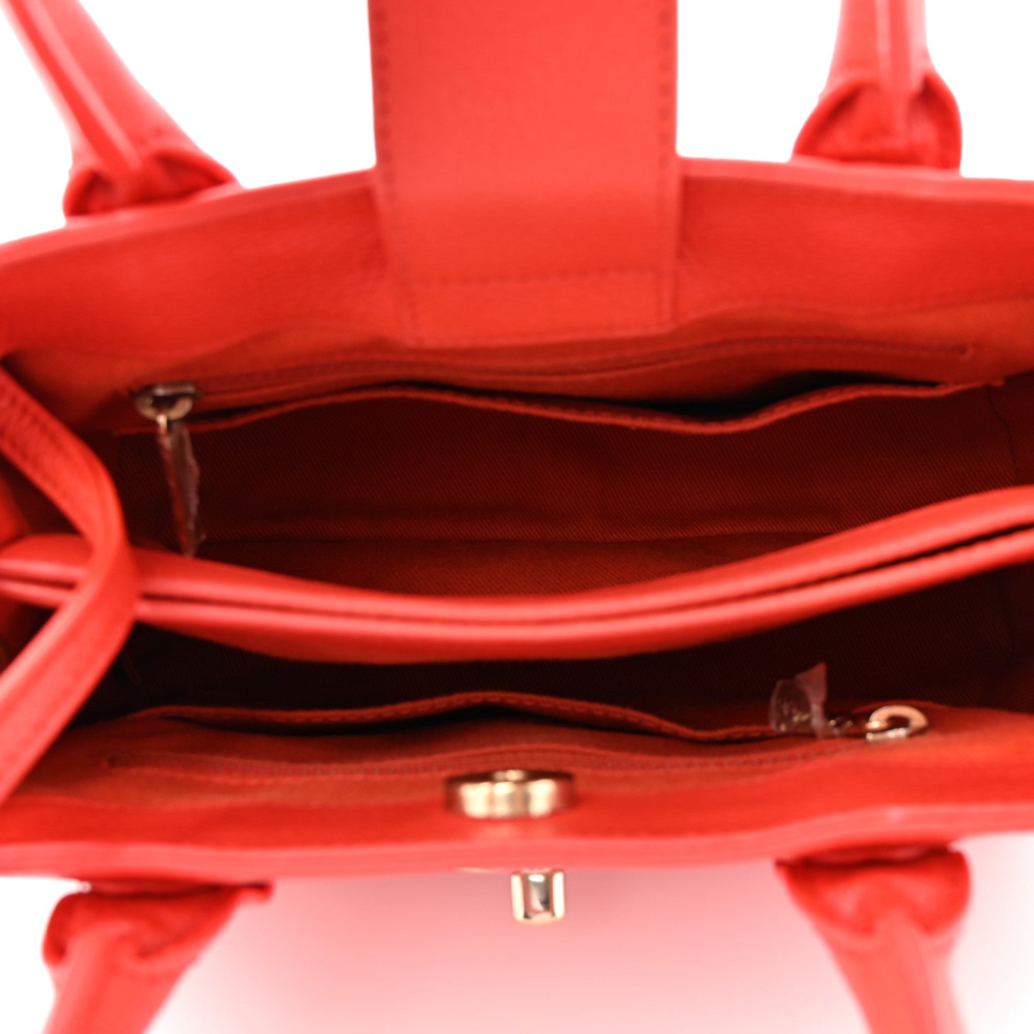 Chanel Grained Calfskin Mini Neo Executive Shopper Tote Red 6 of 15