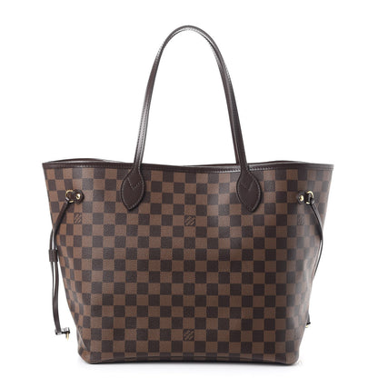Louis Vuitton Damier Ebene Neo Neverfull MM Rose Ballerine 1 of 8