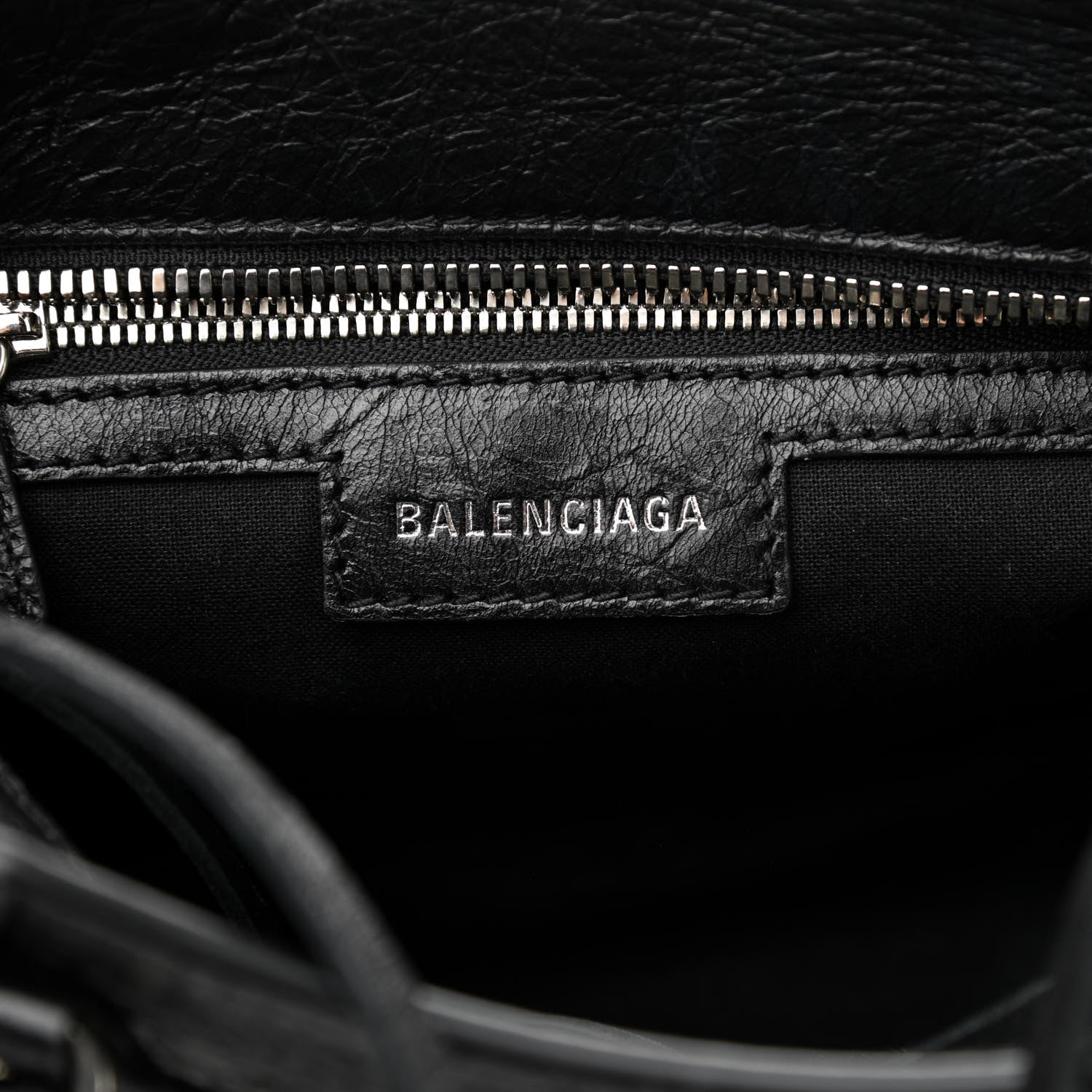 Balenciaga Agneau Arena Neo Cagole Handbag XS Black 6 of 9