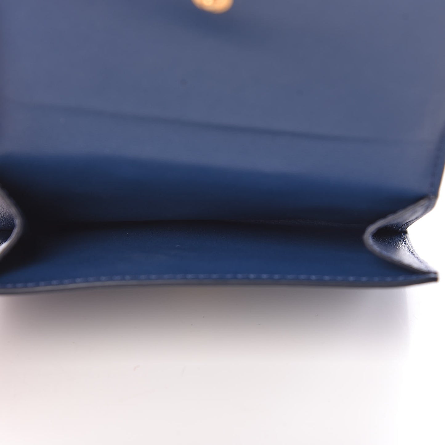 Vitello Move Bow Compact Wallet Bleuette