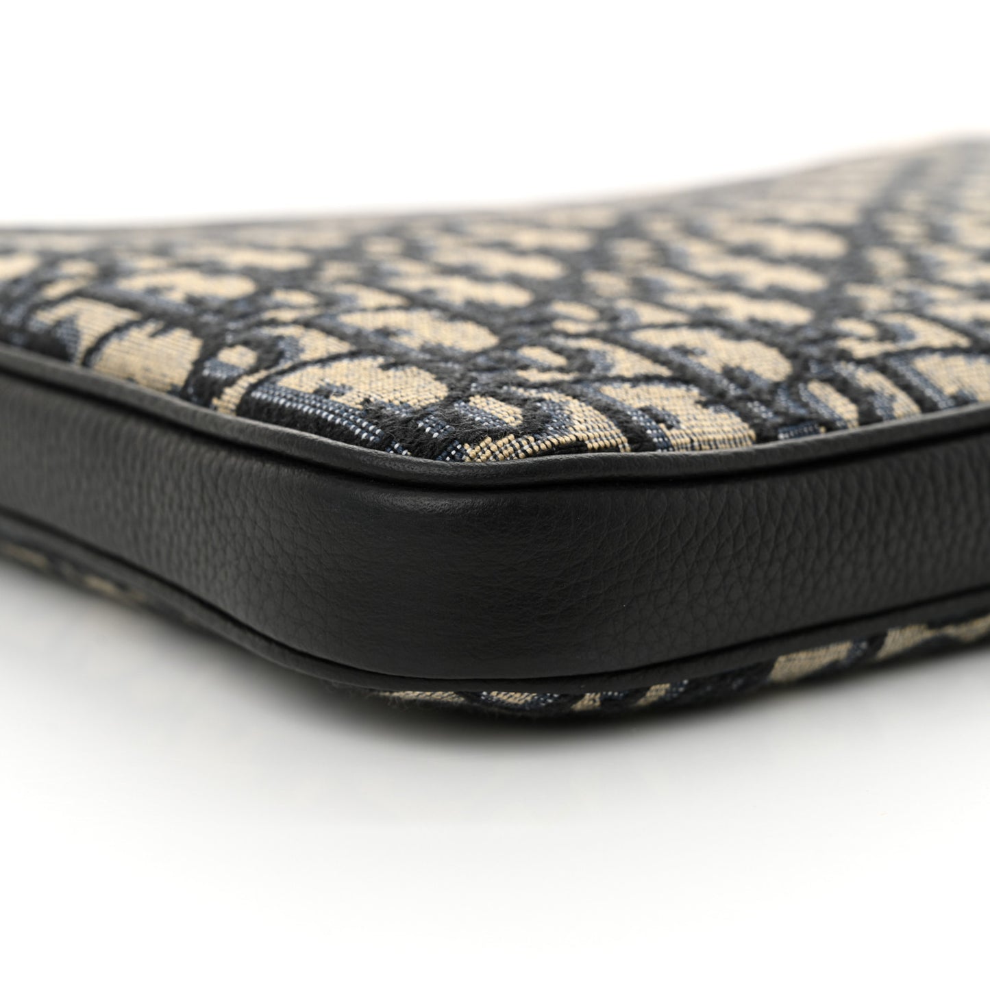 Oblique Grained Calfskin Laptop Case Blue Multicolor