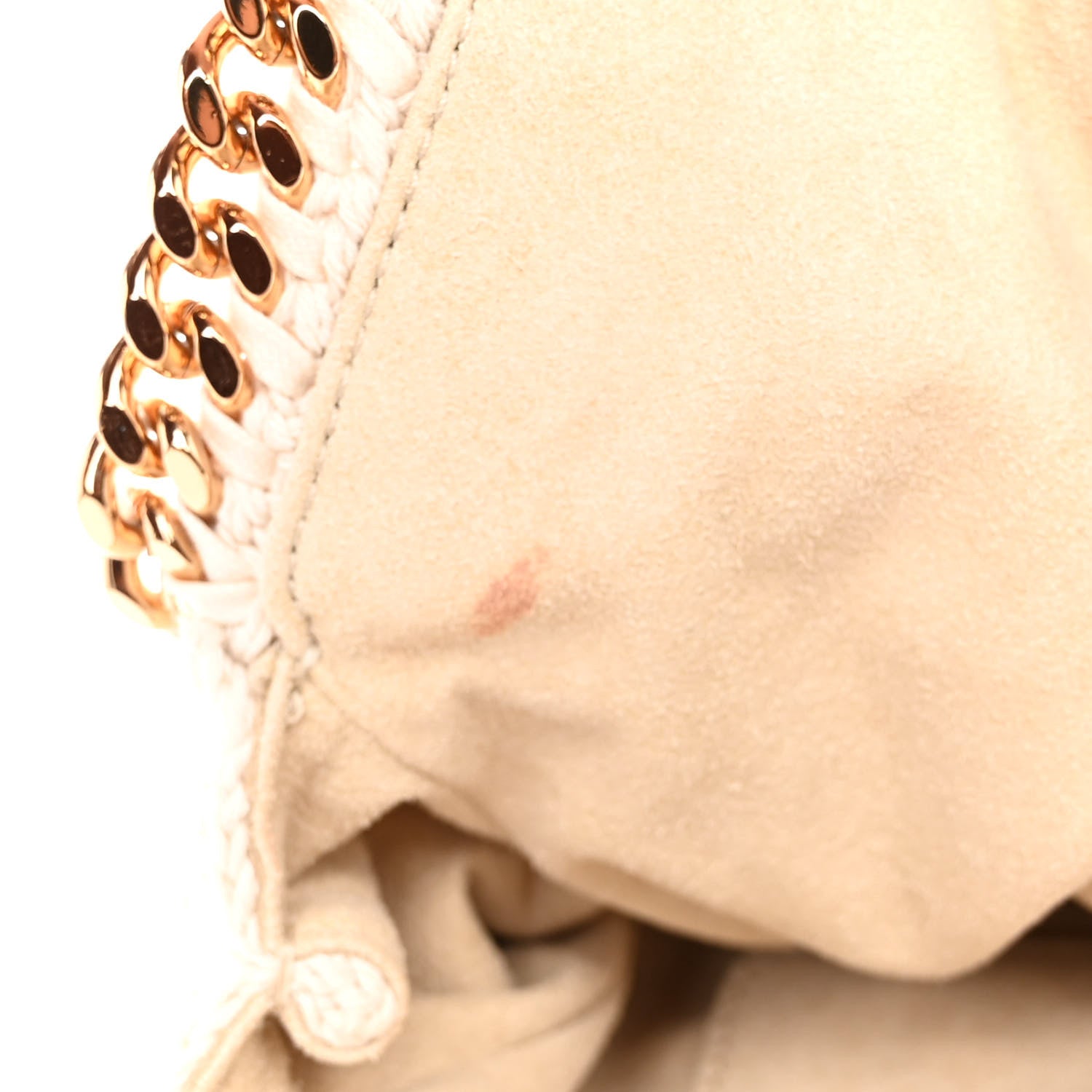 Stella McCartney Cotton Crochet Falabella Ajouree Tote Bag White 7 of 10