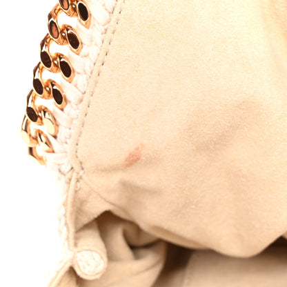 Stella McCartney Cotton Crochet Falabella Ajouree Tote Bag White 7 of 10