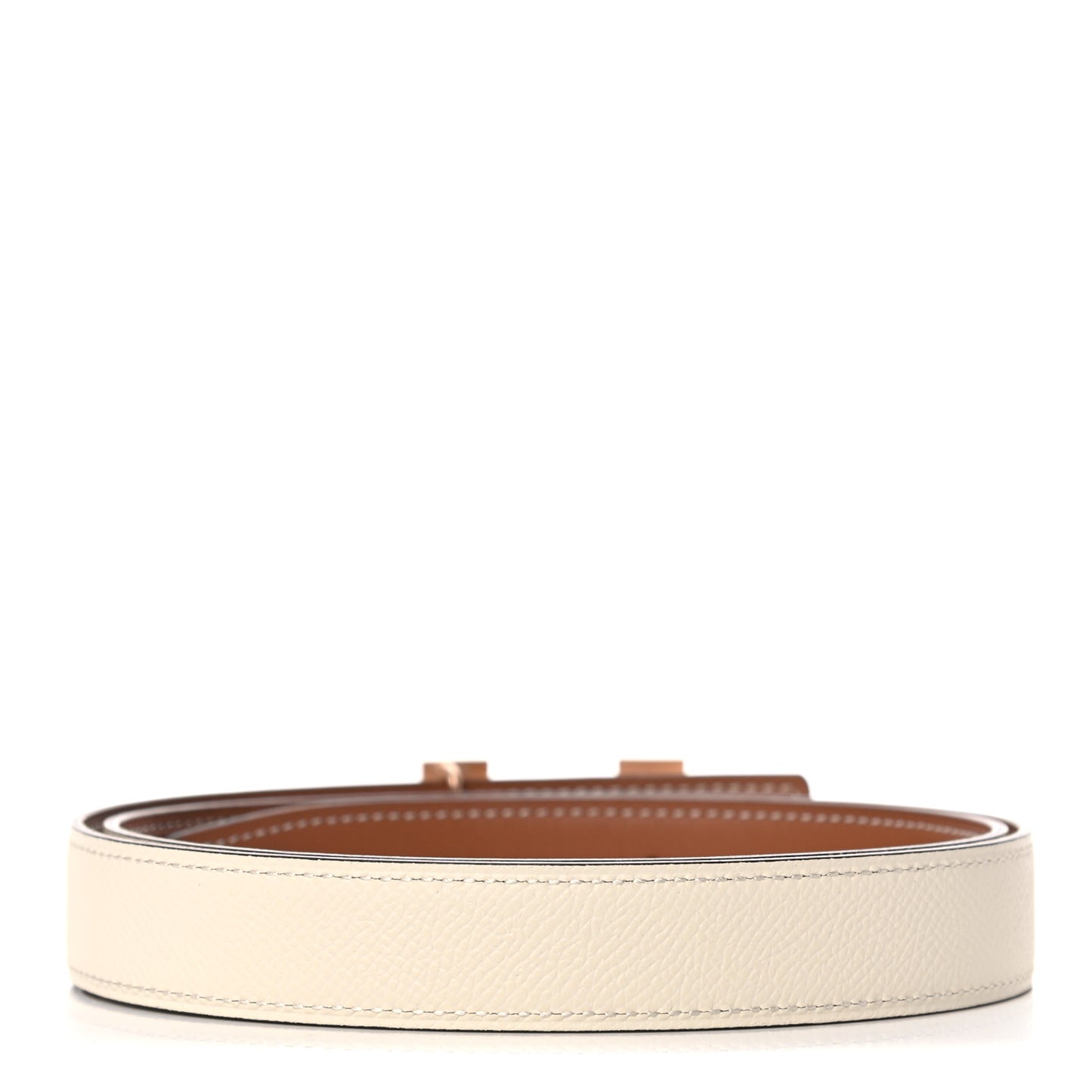 Swift Epsom 32mm Constance H Belt 85 Gold Craie