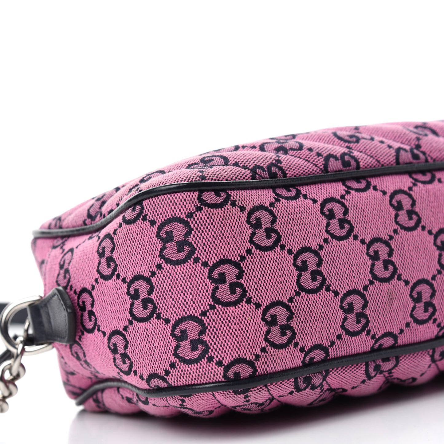 Monogram Multicolor Matelasse Diagonal Small GG Marmont Chain Shoulder Bag Pink Blue