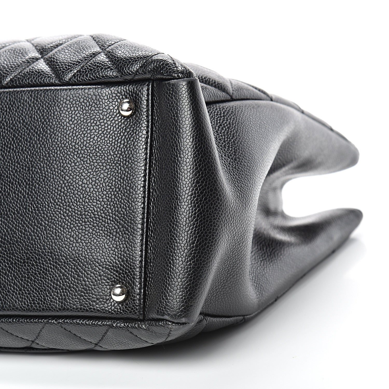 Chanel Caviar Quilted XL Grand Shopping Tote GST Black 9 of 16