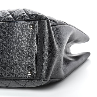 Chanel Caviar Quilted XL Grand Shopping Tote GST Black 9 of 16