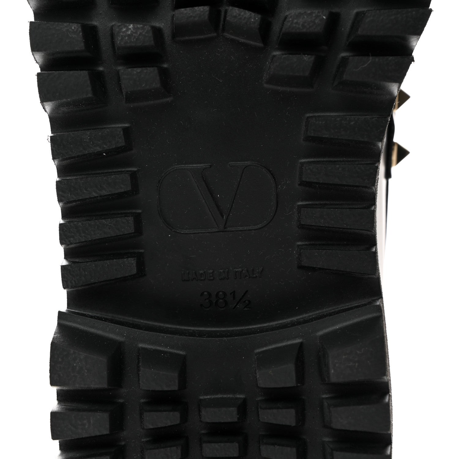 Valentino Garavani Calfskin Rockstud Loafers 38.5 Black 8 of 9