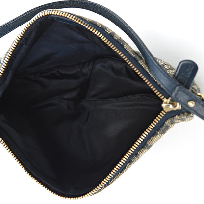 Christian Dior Monogram Mini Saddle Pochette Navy 5 of 10