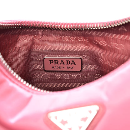 Prada Nylon Re-Edition 2005 Shoulder Bag Begonia 6 of 11